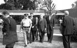 Ross Barnett and Brad Dye arriving at Yerby Center: Image 1 by Edwin E. Meek