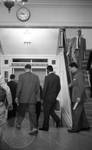 James Meredith leaves Bondurant Hall by Edwin E. Meek
