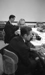 News reporters in Lyceum Press Room: Image 2 by Edwin E. Meek