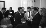 News reporters in Lyceum Press Room: Image 12 by Edwin E. Meek