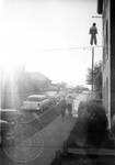Effigy of James Meredith hung from dorm window: Image 2 by Edwin E. Meek