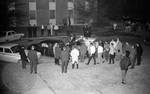 James Meredith leaves dorm at night: Image 7 by Edwin E. Meek