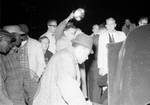 James Meredith leaves dorm at night: Image 9 by Edwin E. Meek