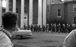 US Marshals line up outside Lyceum by Edwin E. Meek
