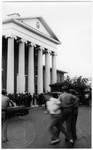 Police and US Marshals gather outside Lyceum by Edwin E. Meek