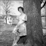 Unidentified young woman under tree: Image 3 by Edwin E. Meek