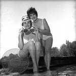 Two unidentified young women in bathing suits: Image 2 by Edwin E. Meek