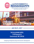 Rural Entrepreneurship Forum, 2017 by University of Mississippi. McLean Institute for Public Service and Community Engagement
