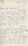 Susan Footh to Mr. Meredith (1 October 1962) by Susan Footh