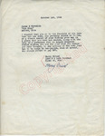 Harry Priest to James H. Meredith (1 October 1962)