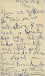 W.C. Williams to James Meredith (9 October 1962) by W. C. Williams