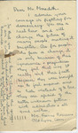 Mrs. Francis Rosscau to Mr. Meredith (6 October 1962) by Mrs. Francis Rosscau