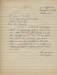 Gil Oberfield to Mr. Meredith (3 October 1962) by Gil Oberfield