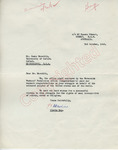 S. Hawkins to Mr. Meredith (3 October 1962)