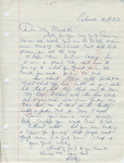 Betty to Mr. Meredith (3 October 1962) by Author Unknown