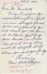 Ruth Payne to Mr. Meredith (3 October 1962) by Ruth Payne