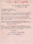 Miss F. Lousie Madella ; [James Meredith] to Mr. James H. Meredith ; Mr. Downs (3 October 1962 ; 28 December 1962)