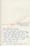 Mrs. Richard Whitaker to Mr. Meredith (28 September 1962)