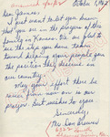 Mrs. Don Brewer to James (1 October 1962) by Mrs. Don Brewer
