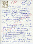 Mrs. Martin Levine to Mr. Meredith (1 October 1962) by Mrs. Martin Levine