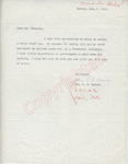 Mrs. C.D. Carnes to Mr. Meredith (1 October 1962) by Mrs. C. D. Carnes