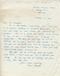 Rena to Mr. Meredith (1 October 1962) by Author Unknown