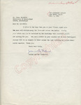 Julian and Roz Frederick to Mr. Meredith (1 October 1962)