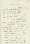 Norwood Cox to Mr. Meredith (1 October 1962) by Norwood Cox