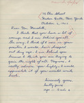 Sally Jones to Mr. Meredith (2 October 1962)