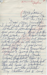 Willie Franks to Mr. Meredith (2 October 1962)