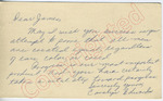 Carolyn Edwards to "Dear James" (27 September 1962) by Carolyn Edwards
