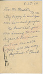Septima P. Clark to Mr. Meredith (28 September 1962) by Septima P. Clark