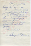 Gladys R. Winblad to "Dear Mr. Meredith" (Undated) by Gladys R. Winblad