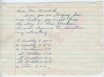 Unknown to "Dear Mr. Meredith" (Undated) by Author Unknown