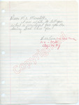 Barbara to "Dear Mr. Meredith" (Undated) by Author Unknown