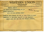 Edner Jude and Mrs. And Mrs. Norman Lerner to James Meredith (3 October 1962)