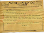 L. John Collins, Chairman Christian Action to James Meredith (Undated)