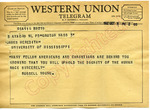 Russell Young to James Meredith (3 October 1962)