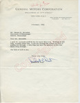 Robert E. Post to Mr. Meredith (4 October 1962)