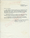 William H. Brown, Jr. to Mr. Meredith (7 October 1962)