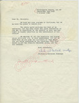 Charles and Gertrude Armitage to Mr. Meredith (8 October 1962) by Charles and Gertrude Armitage