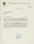 P. J. Rankin to Mr. Meredith (9 October 1962)