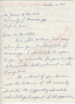 Mrs. N. G. to Mr. Meredith (10 October 1962) by Mrs. N. G.