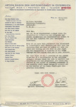 Dr. H. Flegaric and Kurt Pordes to "Dear Sir" (13 October 1962) by Dr. H. Flegaric and Kurt Pordes