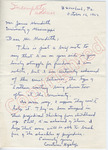 Constance Hyslop to Mr. Meredith (16 October 1962) by Constance Hyslop