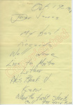 Unknown to "Dear James" (19 October 1962) by Author Unknown