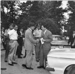 Lt. Gov. Johnson and Chief U. S. Marshall James McShane shaking hands. by William T. Miles
