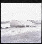 Mess tent [located either at the National Guard Armory on University Drive, or Camp Ivanhoe]. by William T. Miles