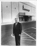 James L. Ballard in front of [Tupelo] Penny's department store. by Author Unknown