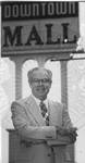 James L. Ballard in front of the [Tupelo] Downtown Mall. by Author Unknown